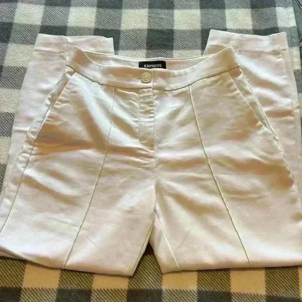 Express White Slacks - Picture 3 of 4